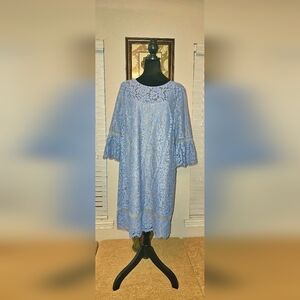 BCBG Maxazria size L Powder Blue dress.
